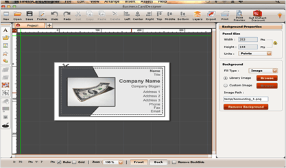 Free Business Card Design Software Mac